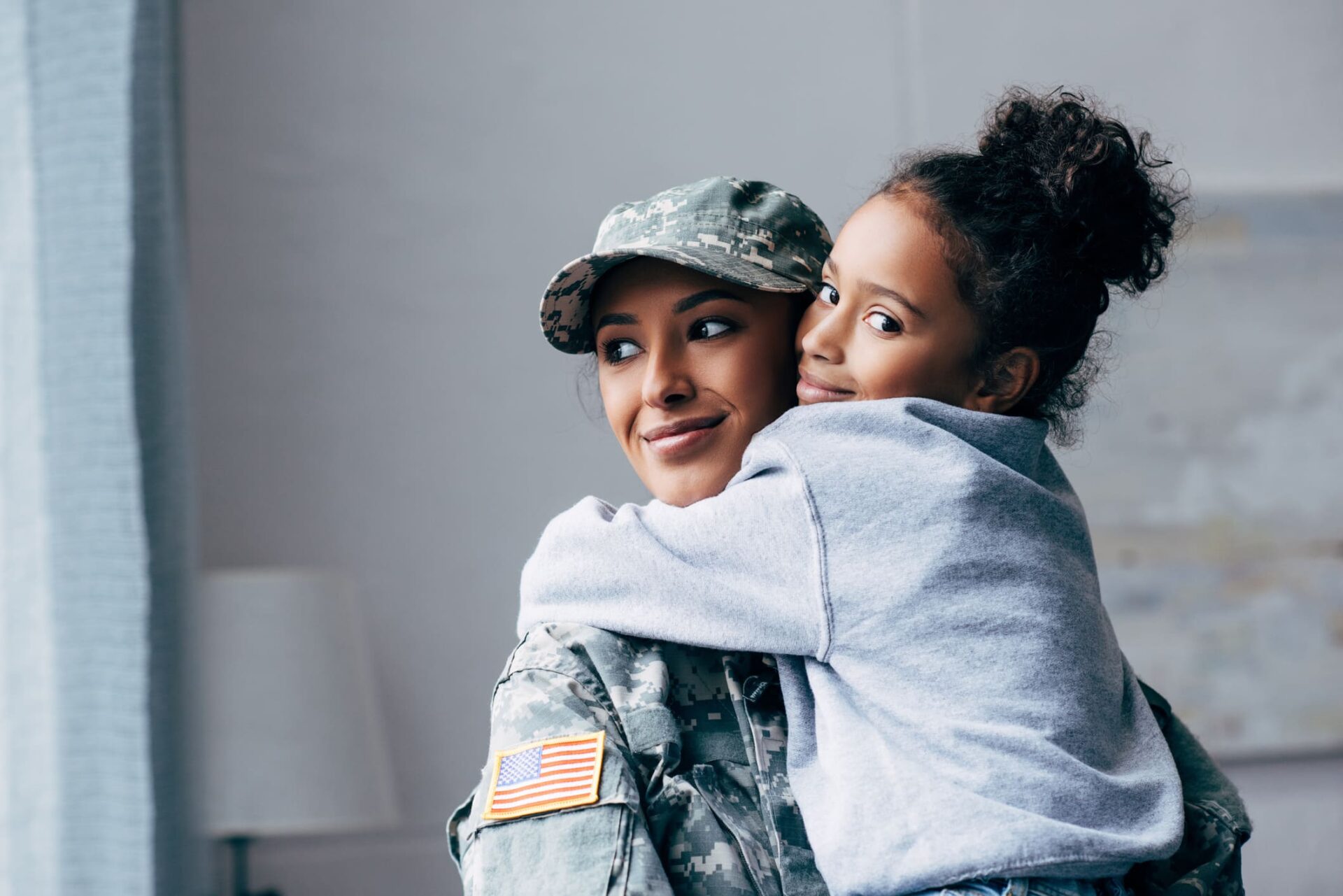 Mother and daughter image